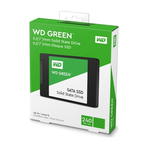 WD Green 240GB 7mm SATA3 540-465MB/s