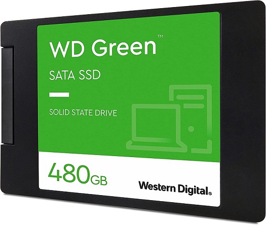 WD Green 480GB 7mm SATA3 540-465MB/s 