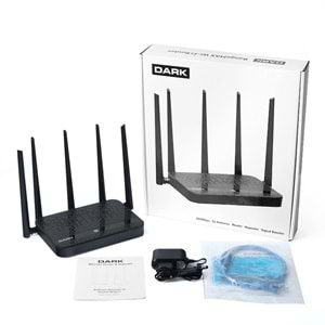 Dark DK-NT-WRT307 RangeMAX 300Mbps 5x5dBi, 2LAN, 1WAN Wireless Router/ AP
