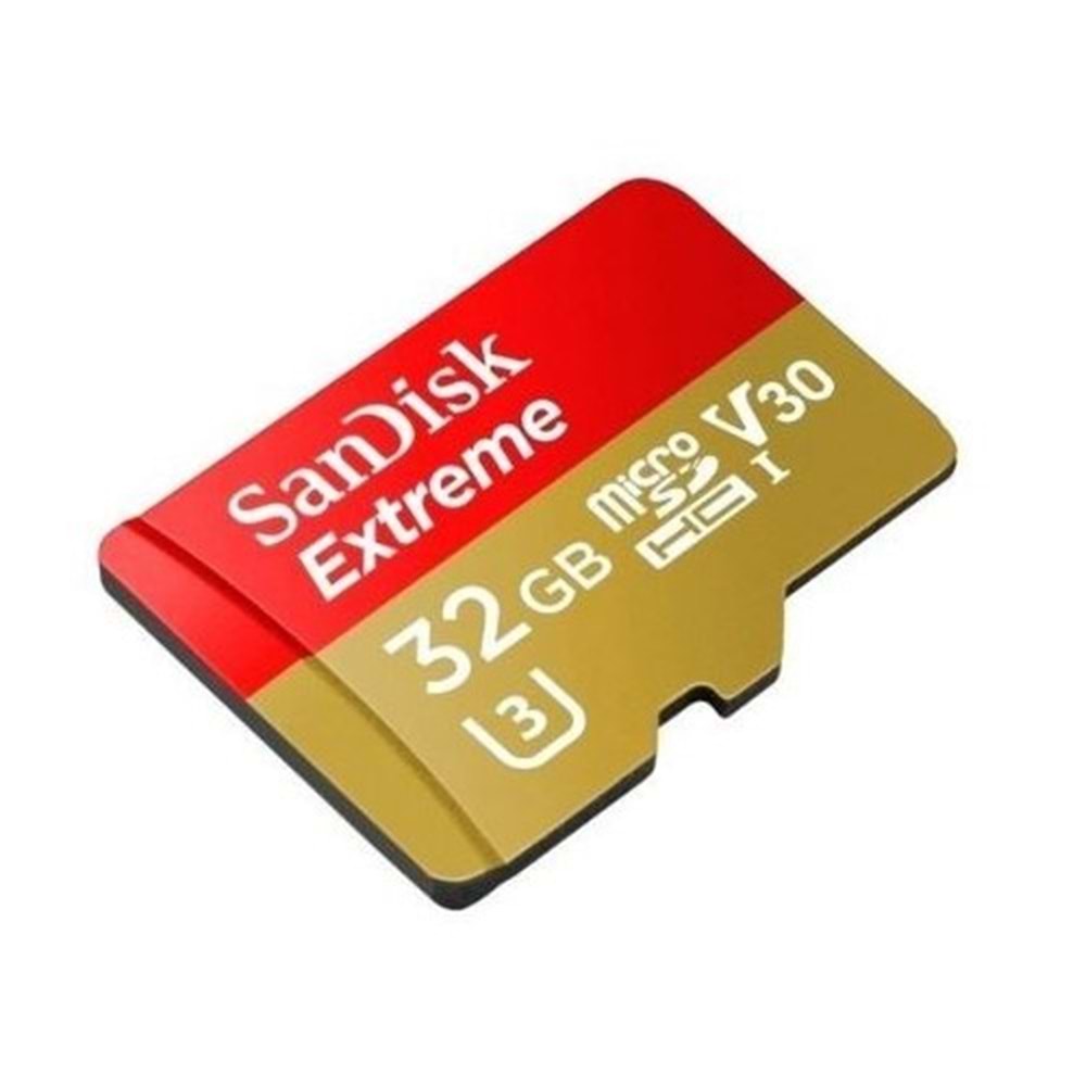 Sandisk 32GB Extreme 100MB Class 10 Micro SD Hafıza Kartı SDSQXAF-032G-GN6AA