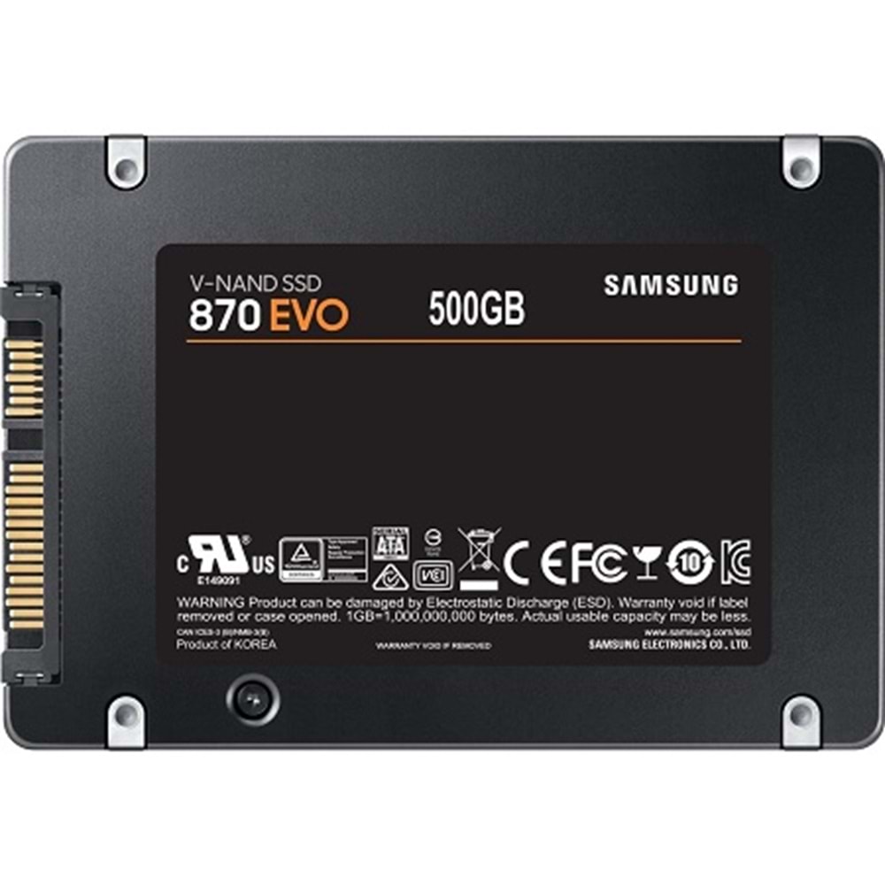 Samsung 870 EVO SSD 500GB Sata 3.0 560-530MB/s 2.5