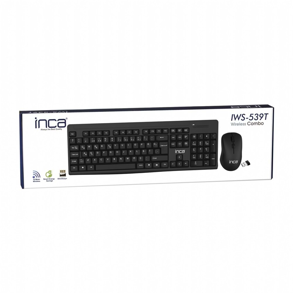 Inca IWS-539T Q Kablosuz SUPER COSY Klavye & Mouse Set