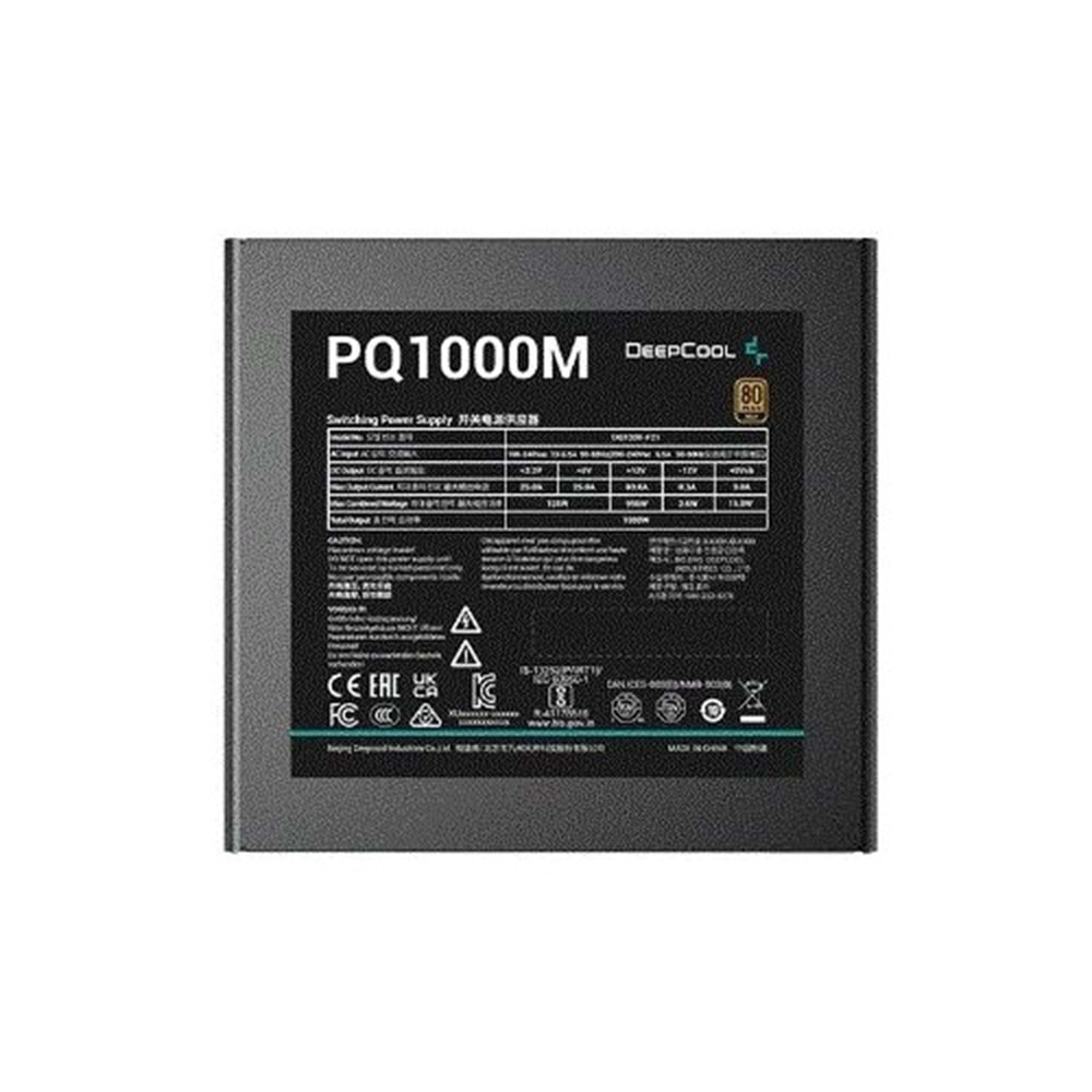 Deepcool PQ1000M 1000W ATX 80+ Gold Power Supply