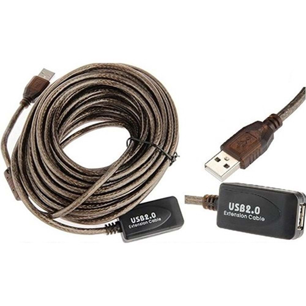 Alfais AL-4637 Aktif USB Uzatıcı Uzatma Kablosu 10 Metre