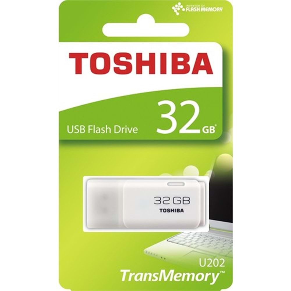 Toshiba 32 GB USB 3.0 HAYABUSA Beyaz Flash Bellek