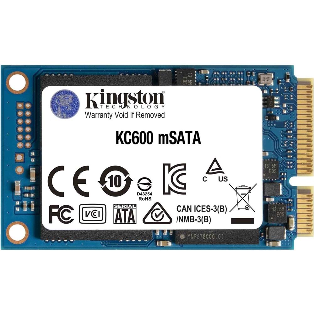Kingston KC600 1TB mSATA SATA III SSD SKC600MS-1024G