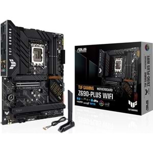 ASUS TUF Gaming Z690-PLUS Wifi DDR5 6000MHZ 1XHDMI 1XDP 4XM.2 USB 3.2 ATX 1700P Anakartlar