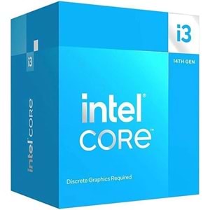 Intel Core i3-14100F 3.50GHz 12MB 1700p 14. Nesil BOX İşlemci