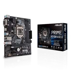Asus Prime H310M-A R2.0/CSM H310 DDR4 M.2 HDMI/DVI PCI 3.0 1151p