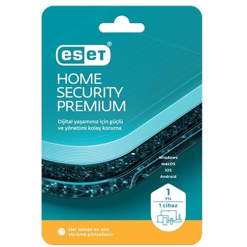 ESET Home Security Premium 1 Kullanıcı 1 Yıl Kutu