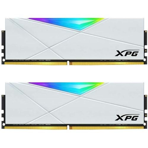 XPG 16GB 8x2 3200MHz DDR4 Spectrix D50 Beyaz Gaming Masaüstü RAM AX4U32008G16A-DW50