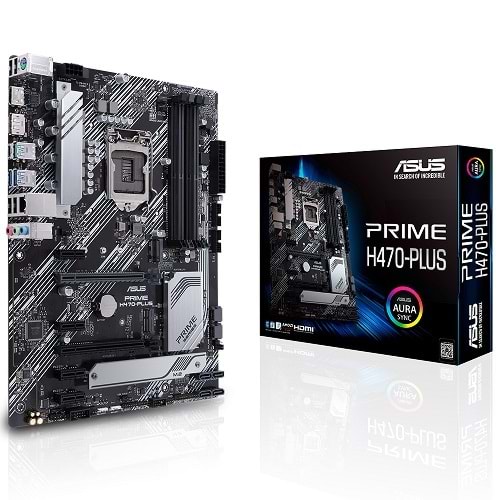 Asus Prime H470-PLUS H470 DDR4 M.2 DP/HDMI 1151p Anakart